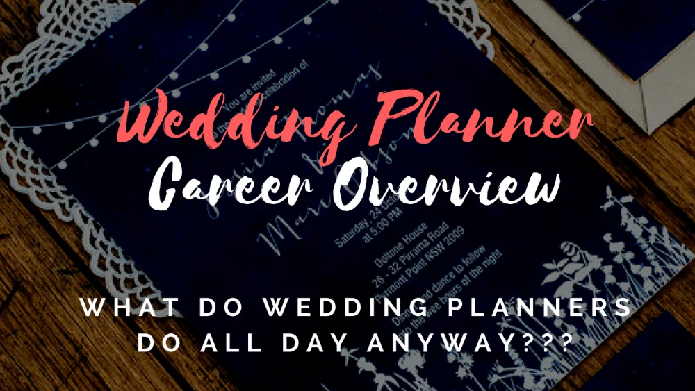 wedding planner career overview