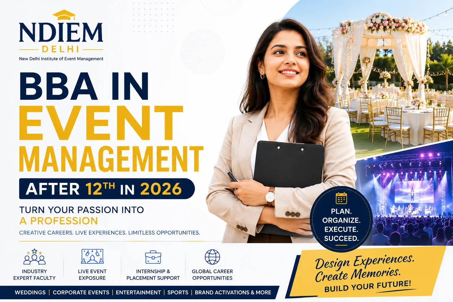 BBA in Event Management After 12th in 2026